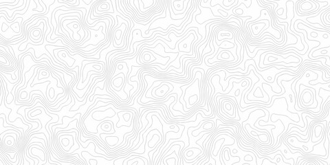 Obraz premium Minimal seamless area vector topo paper lines. Topographic contour lines grid map pattern design. Geographic mountain relief. Contour maps. Topo contour paper map design.