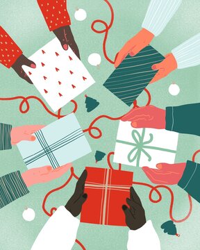 Christmas Gift Exchange illustration