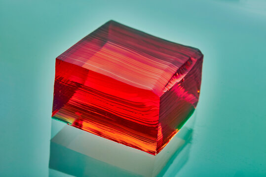 Strawberry Jell-O square
