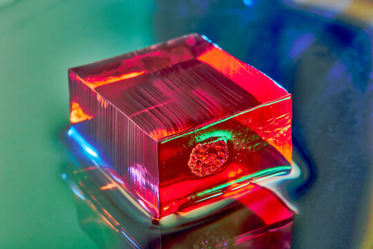 Strawberry Jell-O square