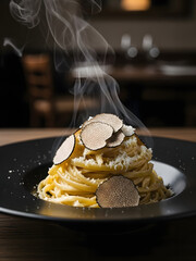 Gourmet Truffle Pasta Plating