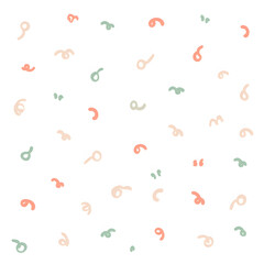 Minimalist Tiny Hand-drawn Doodle Pattern