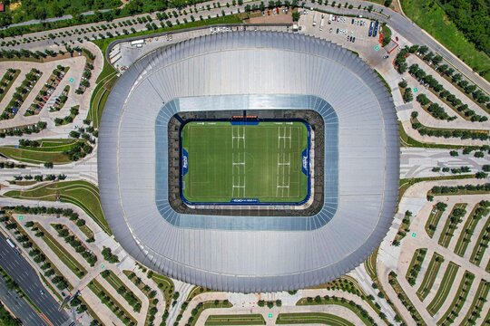 2026 FIFA World Cup Stadium, Monterrey Stadium, Aerial view  BBVA Stadium, home of Club de F&uacute;tbol Monterrey Mexican First Divisio  or Rayados de Monterrey, in Guadalupe, Nuevo Leon Mexico