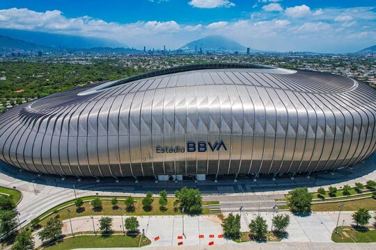 2026 FIFA World Cup Stadium, Monterrey Stadium, Aerial view  BBVA Stadium, home of Club de F&uacute;tbol Monterrey Mexican First Divisio  or Rayados de Monterrey, in Guadalupe, Nuevo Leon Mexico
