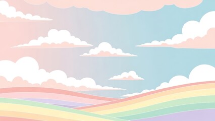 Obraz premium landscape with clouds