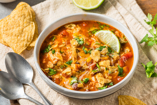 Savory Homemade Chicken Tortilla Soup