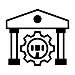 Regulation Icon Mixed Style Vector Illustration