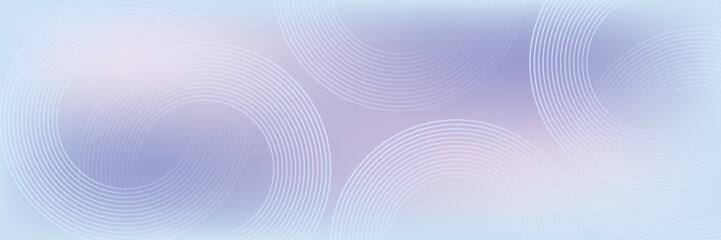 Abstract circle lines on light blue background.