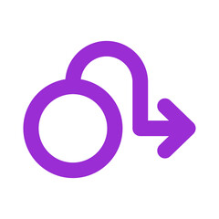 PURPLE LINE CIRCLE BULLET POINT