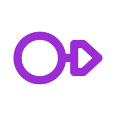 PURPLE LINE CIRCLE BULLET POINT