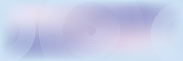 Abstract circle lines on light blue background.