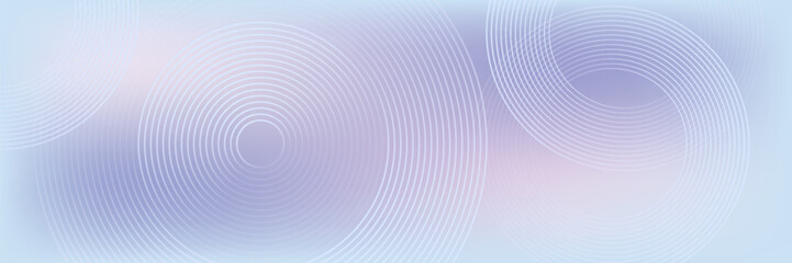 Abstract circle lines on light blue background.