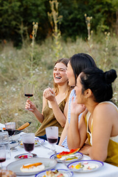 Friends and fine wine