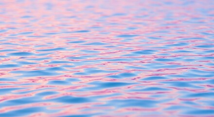 Soft Pastel Ripples on Shimmering Water Surface with Gentle Light Reflections