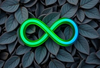 A green snake with green and red scales twists like a 3d DNA wave illustration, forming a metallic electric cable symbol of light and blue design