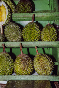 Fresh durian fruit 