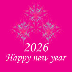 Happy new year 2026 design . 