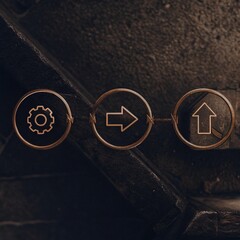 old film projector lens