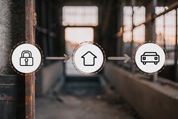 old film projector lens