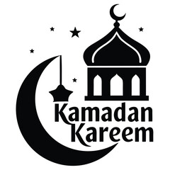 ramadan kareem social post on white background