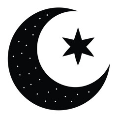 ramadan moon   stars vector