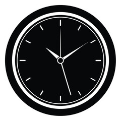 wall clock  on white background