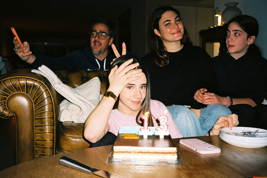 Teen Girl&rsquo;s 13th Birthday
