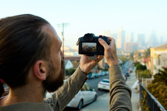 Street photographer in LA