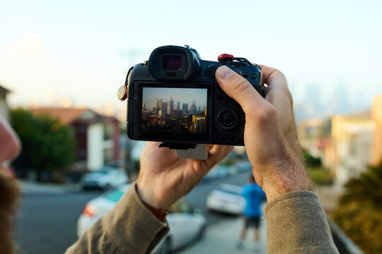 Camera view of Downtown LA