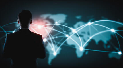 Global Business Strategy and Digital Network Connection