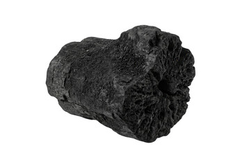 Obraz premium Close Up of a Single Charcoal Briquette