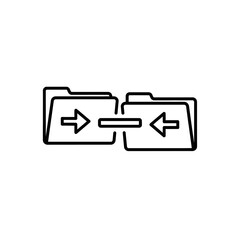 Clear Directional Signage with Arrow Symbols for Wayfinding and Navigation