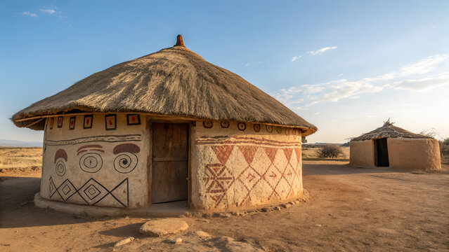 village mud house