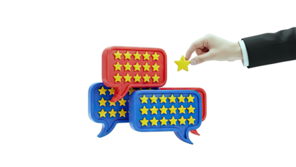Customer feedback and rating illustration
