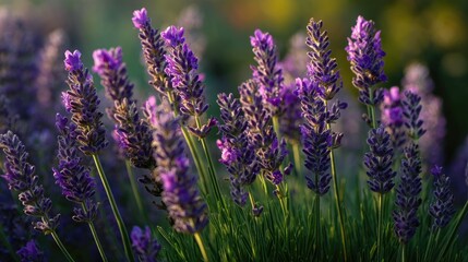 Fototapeta premium Light purple lavender.