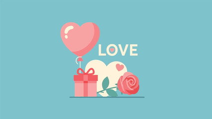 A heart shaped illustration with a pierced heart and couple s silhouette