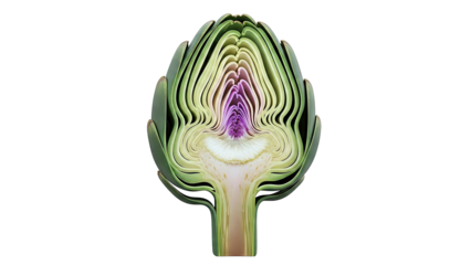 Cross-section of an Artichoke