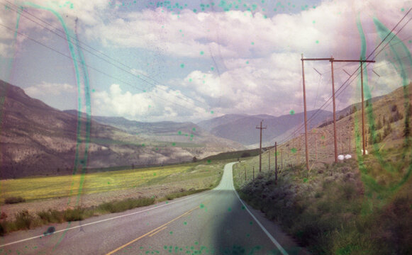 On the road through Alberta