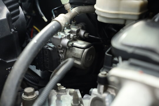 anti-lock braking system (ABS) in a car.	