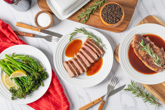 Sirloin Steak And Broccolini