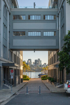 apartment buildings by the sea