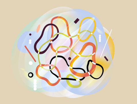 Abstract network lines symbolizing digital connections