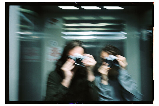 Blurred Motion Selfie