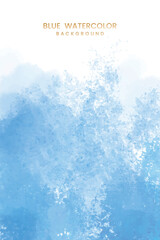 Hand-painted watercolor abstract background