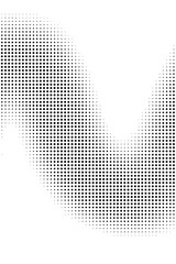 Wavy gradient halftone dots pattern texture background

