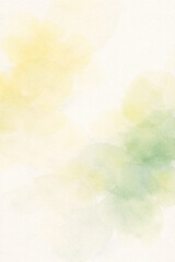 Spring Inspired Yellow and Green Watercolor Background