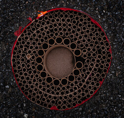 Feuerwerksabfall am Neujahrstag