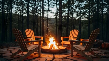 Cozy robbie burns day fire pit gathering celebrating scottish heritage