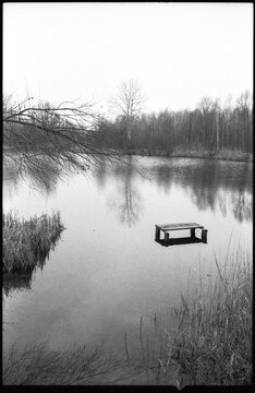 Lake and the platform