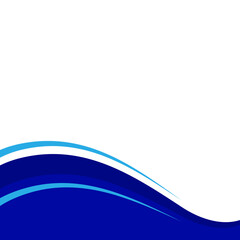 Business Footer With Line Decoration